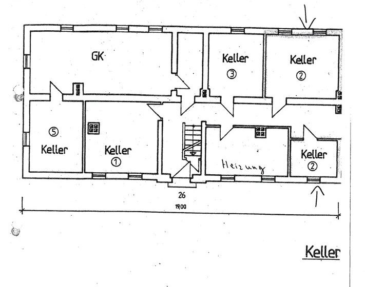 Grundriss Keller
